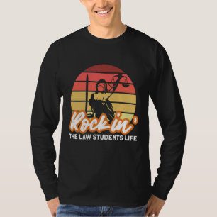T-shirt Faire vivre la vie d'étudiant en droit aux futurs 