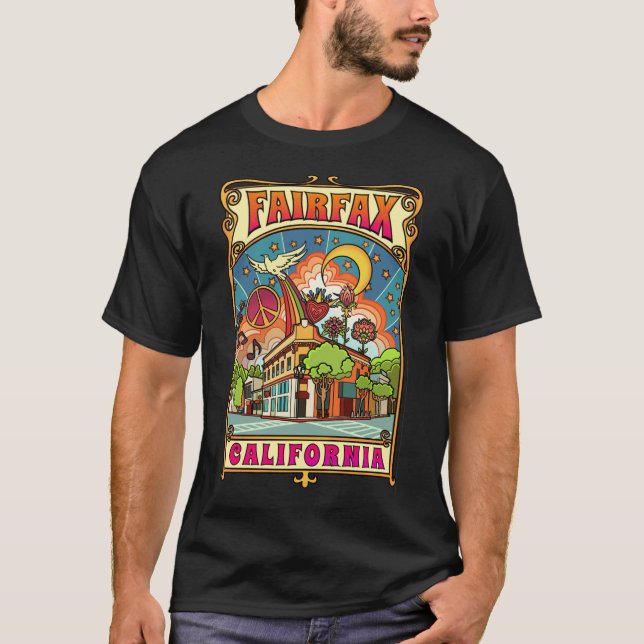 T-shirt Fairfax California    (Devant)