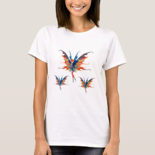 T-shirt Fairies Wings Magic Women's Basic T-Shirt, Blanc