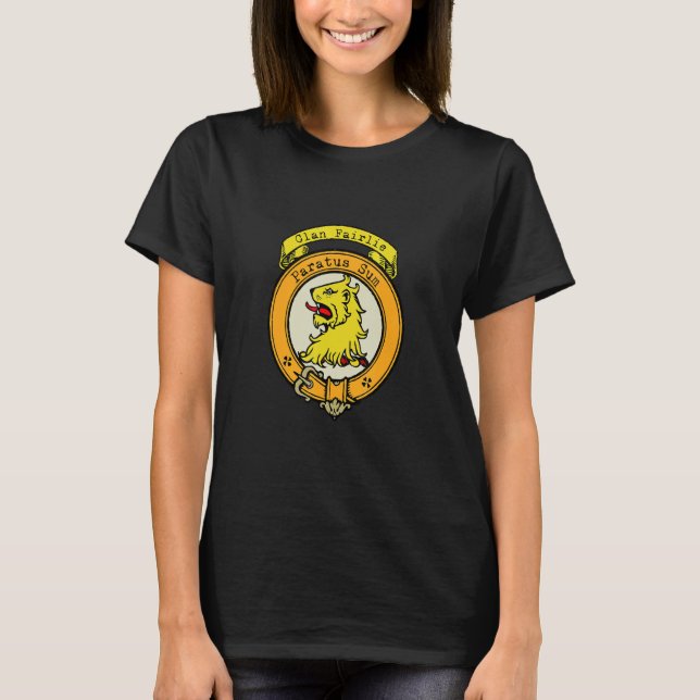 T-shirt Fairlie Clan Scottish Crest (Devant)