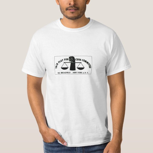 T-shirt FAIRPLAY POUR le CUBA - le Lee Harvey Oswald (Devant)