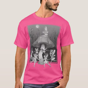 T-shirt Fairy Cottagecore Champignons Fairycore Lune Mysti