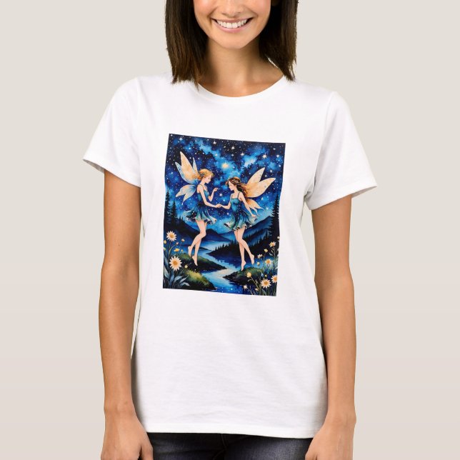 T-shirt Fairy Dreamland Starry Night Tee (Devant)