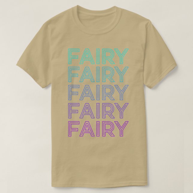 T-shirt Fairy Fairycore Retro (Design devant)