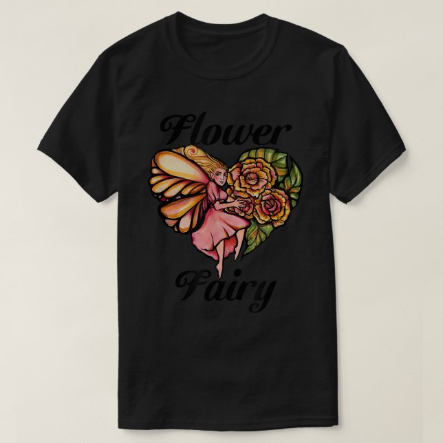 T-shirt Fairy Gardener Flower (Design devant)