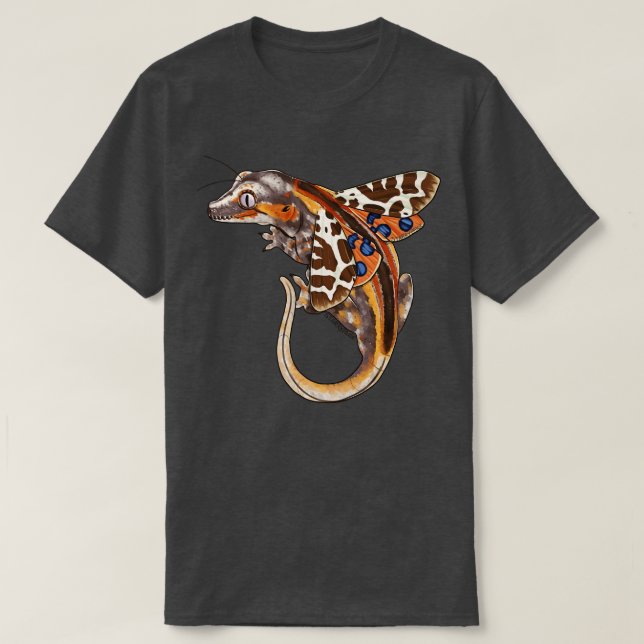 T-shirt Fairy Gargoyle Gecko avec Garden Moth Wings (Design devant)