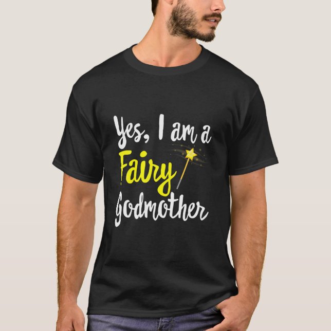T-shirt Fairy Godmère Magique Wand Funny Mama Maman-My Fan (Devant)