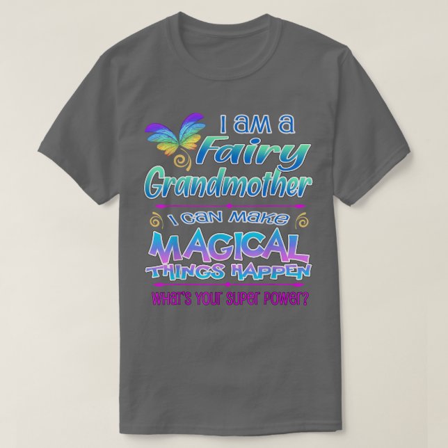 T-shirt Fairy Grand-mère Magie (Design devant)