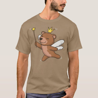 T-shirt Fairy Grizzly Ours Faune Mystique Animal Fairy