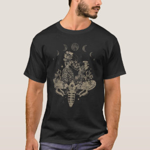 T-shirt Fairy Grunge Fairycore Esthétique Squelette Goth L