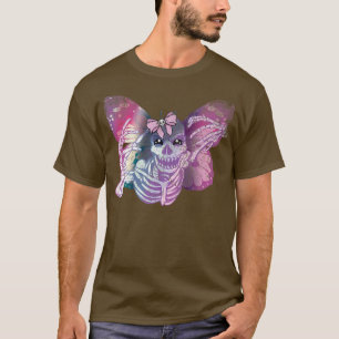T-shirt Fairy Grunge Fairycore Squelette Papillon Pastel G