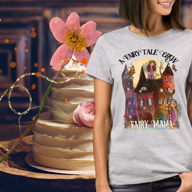 T-shirt Fairy Mama - Fairy Tale Crew (Customizable Fairy Mama T-Shirt - Fairy Tale Crew )