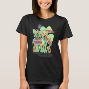 T-shirt Fairy Nymphe Sprite Fae Elf Girl Goblincore Fairyc