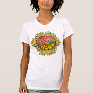 T-shirt FAIRY OF SUNFLOWERS JOUER LYRA Imaginaire Floral