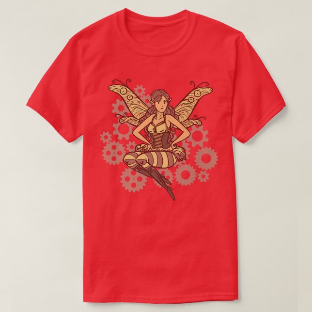 T-shirt Fairy Piie Steampunk Fairy (Design devant)