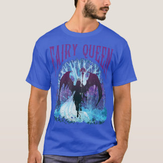 T-shirt Fairy Queen Grunge esthétique Fairycore Dark Goth 