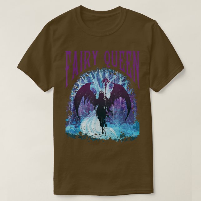 T-shirt Fairy Queen Grunge esthétique Fairycore Dark Goth  (Design devant)
