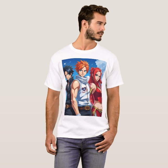 T-shirt Fairy Tail Men (Devant entier)