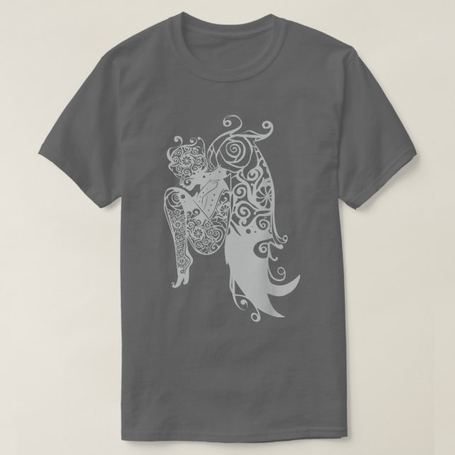 T-shirt Fairy Tale Fantasy Cute Mandala Top  (Design devant)
