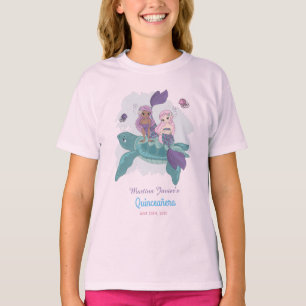 T-shirt Fairy Tale Mermaid Quinceañera 15e anniversaire