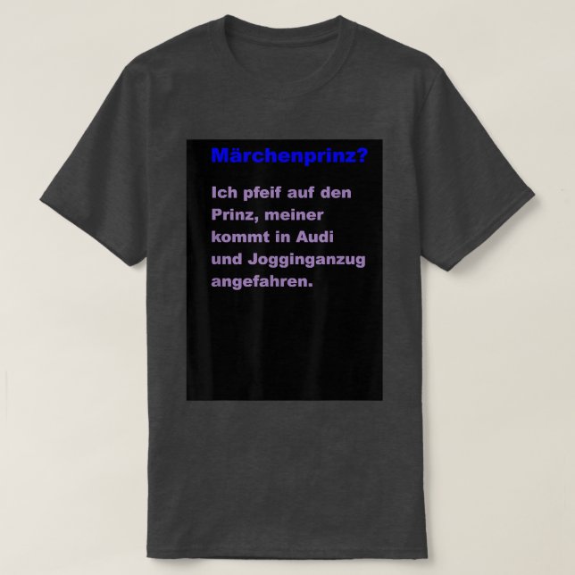 T-shirt Fairy Tale Prince (Design devant)