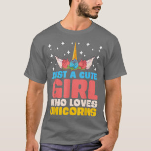 T-shirt Fairy Tale Unicorn Lover Girls Femme Imaginaire Ma