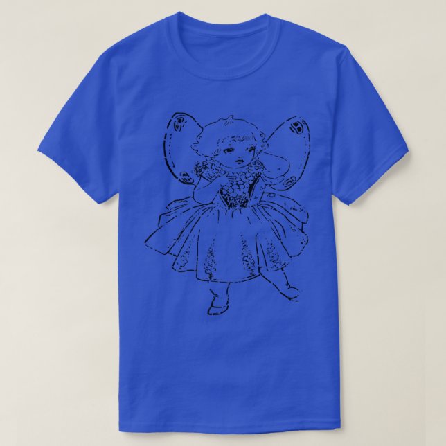 T-shirt Fairy Trendy Distressed (Design devant)
