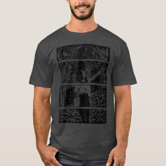 T-shirt Fairycore Cottagecore Girl Lost in the Woods Comic