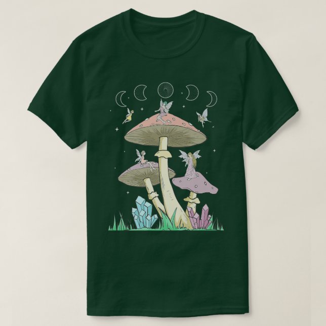 T-shirt Fairycore Esthétique Fairy Core Grunge Mushroom Mo (Design devant)