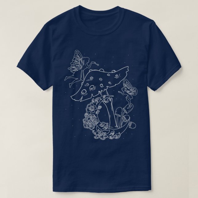 T-shirt Fairycore Esthétique Fairy Core Grunge Mushroom Mo (Design devant)