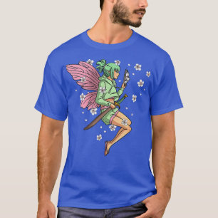 T-shirt Fairycore Fairy Anime Girl Kitsune Fox M