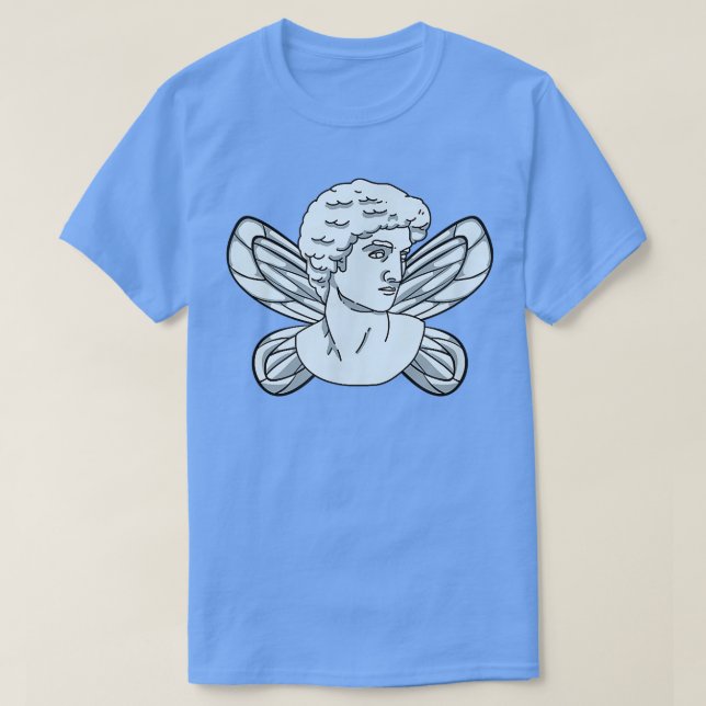 T-shirt Fairycore Fairy Core Grunge David Par Mic (Design devant)