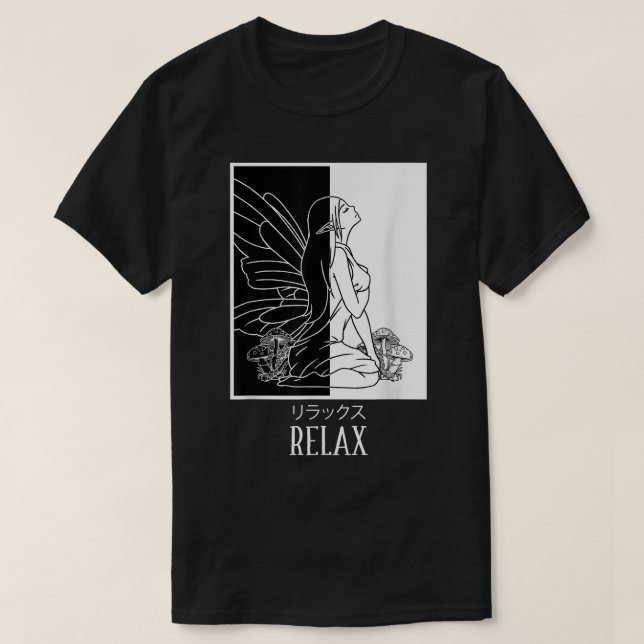 T-shirt Fairycore Fairy Core Grunge japonais Rel (Design devant)