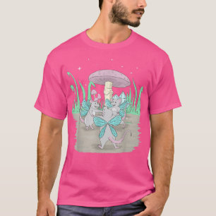 T-shirt Fairycore Fairy Dancing Rats Et Mushr