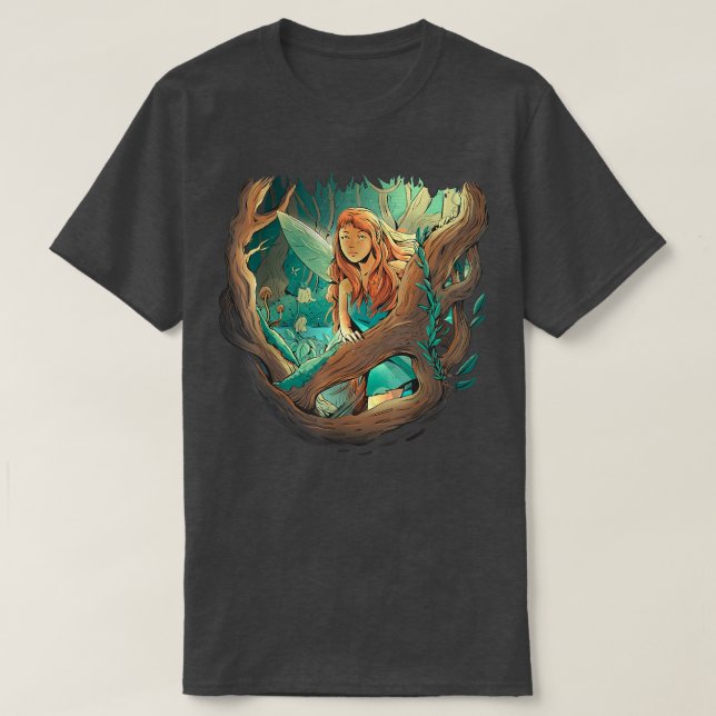 T-shirt Fairycore Fairy Forest Vêtements esthétiques Pour  (Design devant)