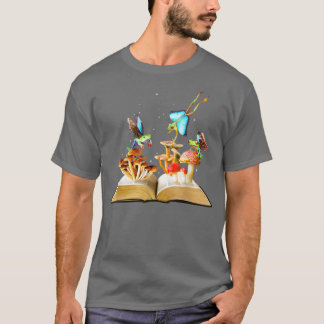 T-shirt Fairycore Goblincore esthétique Fairy Frogs Butter