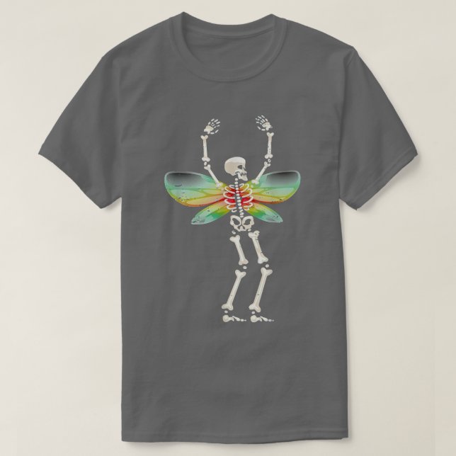 T-shirt Fairycore Skeleton esthétique Fairycore Grunge Got (Design devant)