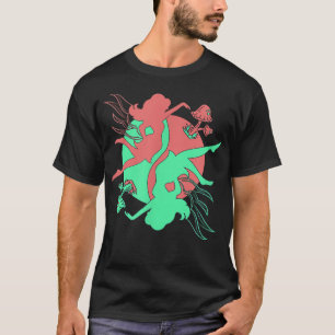 T-shirt Fairycore Soin esthétique Fée Grunge Ying Yang Co