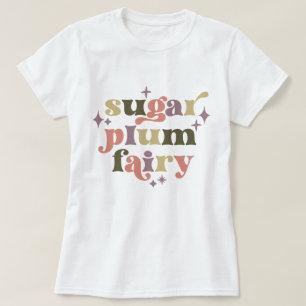 T-shirt Fairycore Text Art Sugar Plum Fée