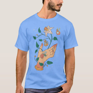 T-shirt Fairywave Mystical Imaginaire Flower Natur Cottage