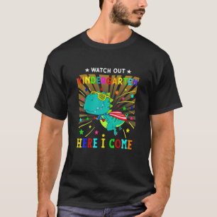 T-shirt Fais Attention À La Maternelle Ici Je Reviens Dino