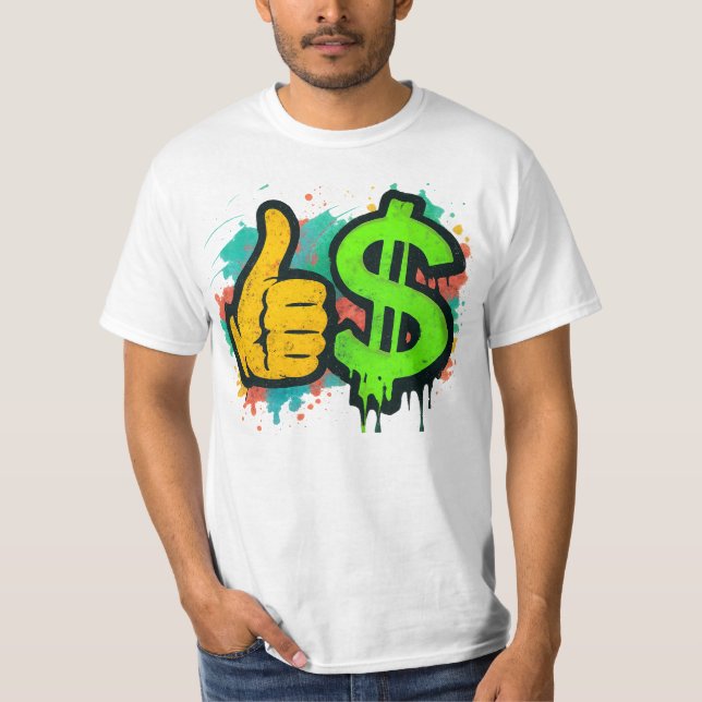 T-shirt Fais Décoller Ton Argent !  (Devant)