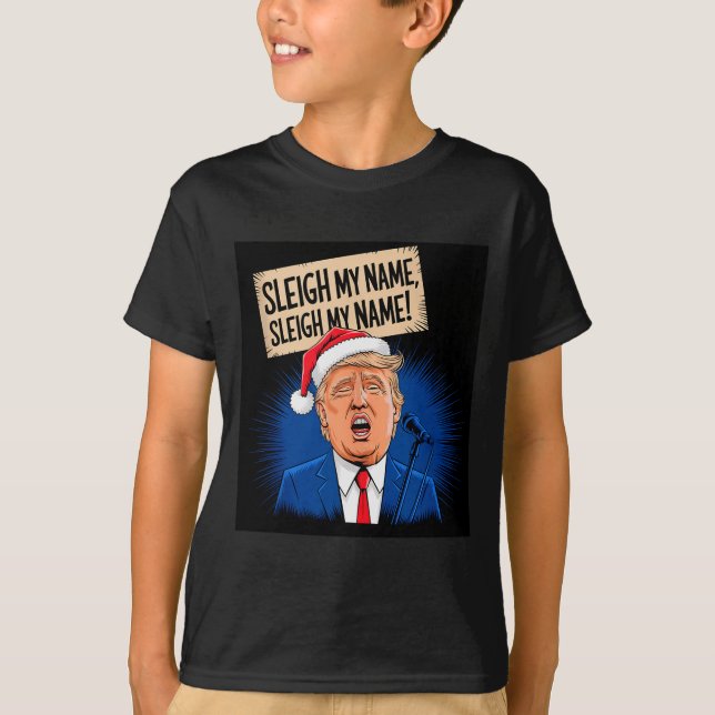 T-shirt Fais glisser mon nom Fais glisser mon nom Drôle de (Devant)