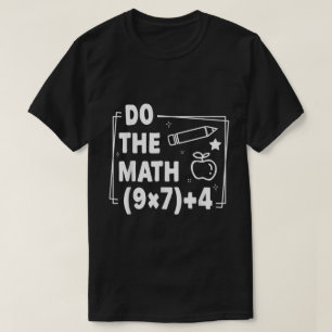 T-shirt Fais Le Calcul 67 School Doodle
