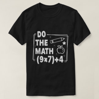 T-shirt Fais Le Calcul 67 School Doodle
