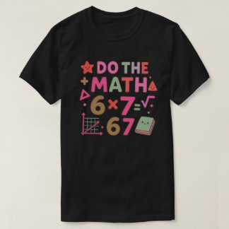 T-shirt Fais Le Calcul – Conception De Classe Kawaii Tenda