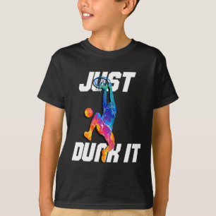 T-shirt Fais-Le ! Joueur de basket-ball Slam Dunk