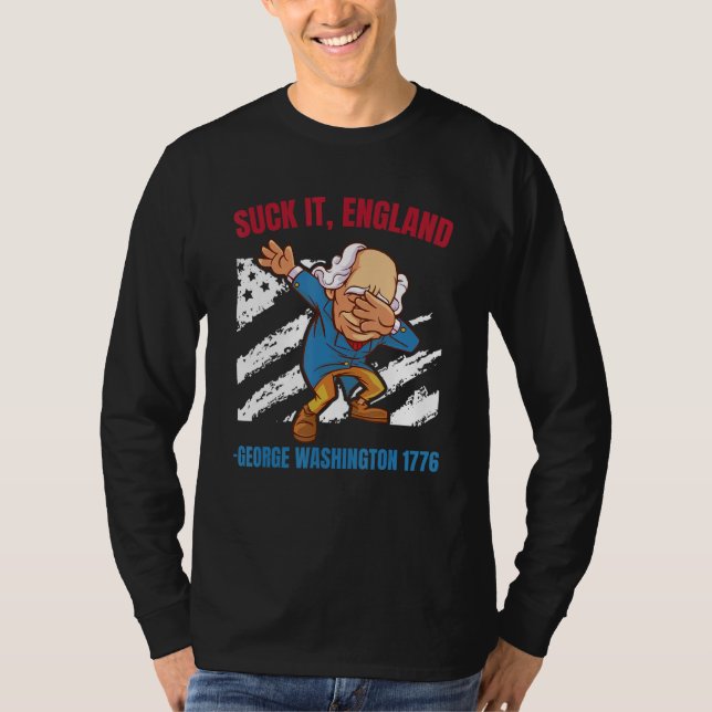 T-shirt Fais Le Moi Angleterre George Washington 1776   4  (Devant)