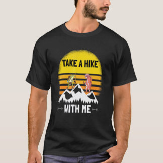 T-shirt Fais une randonnée avec moi Grenouille Ours Sunset