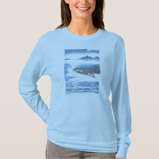 T-shirt Faisant à dames d'une éclaboussure la chemise de